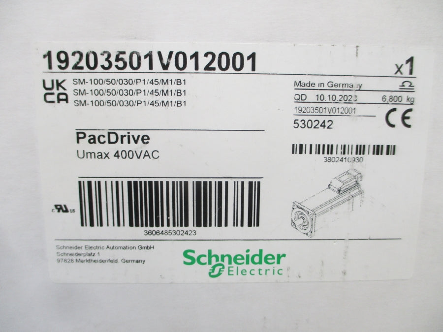 SCHNEIDER ELECTRIC SM-100/50/030/P1/45/M1/B1 19203501V012001 400VAC 2.87A NSMP