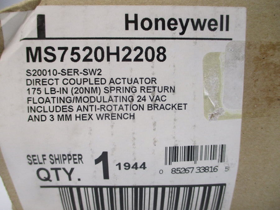 HONEYWELL MS7520H2208 24VAC 5A NSMP