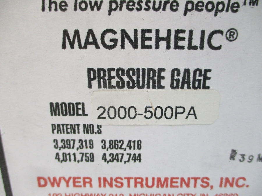DWYER 2000-500PA 15PSI NSMP