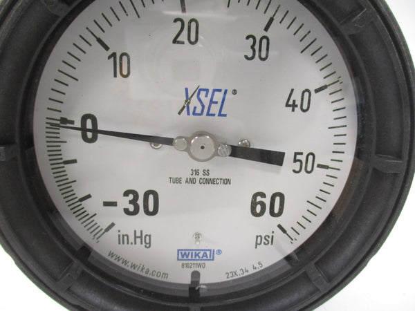 WIKA 232.34 9834508 -30INHG/+60PSI 4.5" NSMP