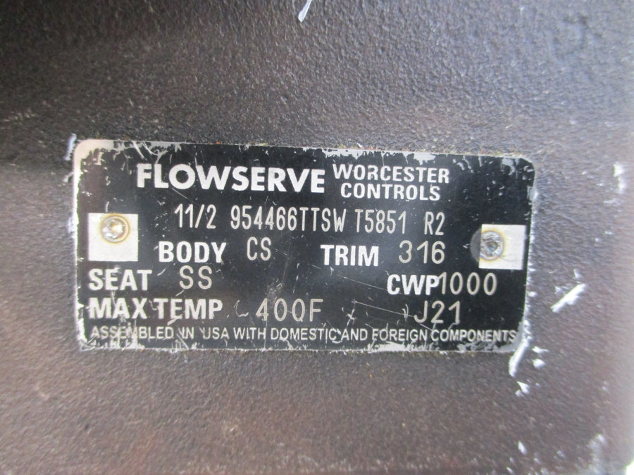 HYTORK XL0186U-S80-SCW-Y00 954466TTSWT5851R2 116PSI 1-1/2" NSNP
