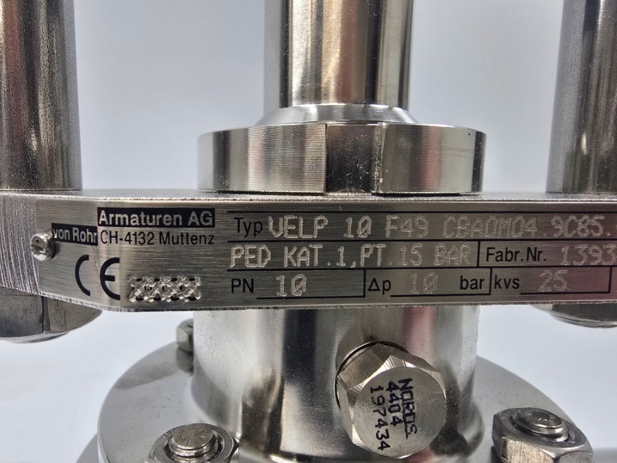 VALVE VELP10F49CBA0M04.9C85.40X25S3 MA2HB.1.21 13936 NSNP