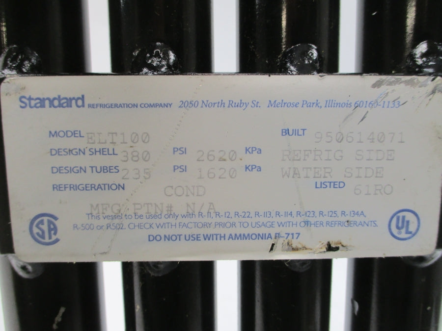 STANDARD REFRIGERATION ELT100 235/380PSI NSNP