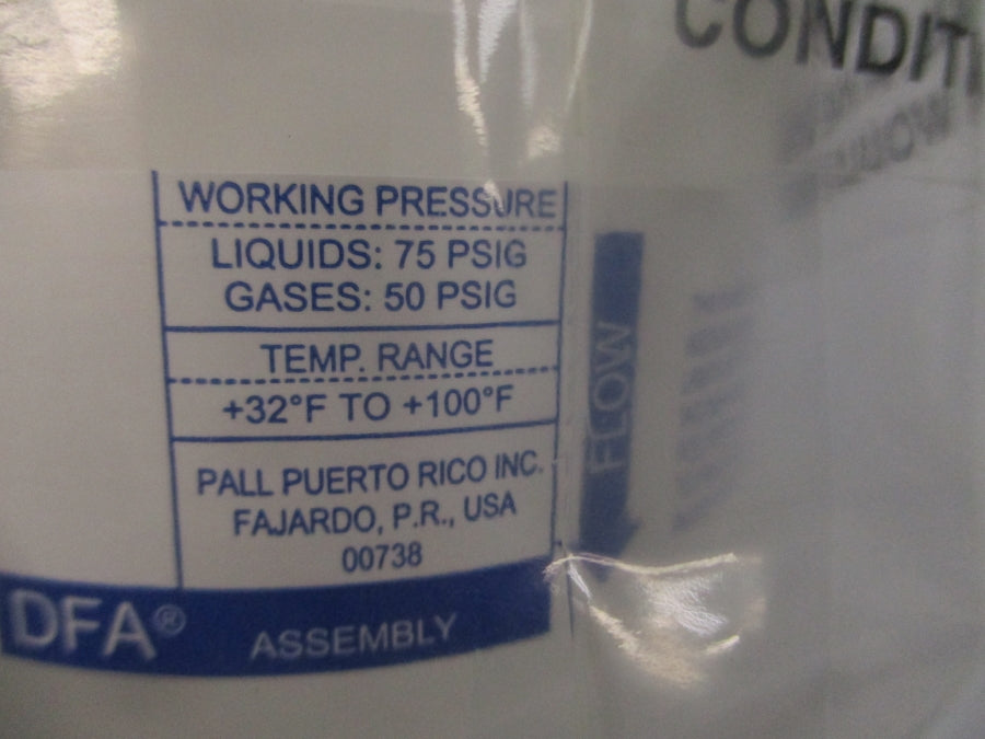 PALL DFA3001J045P 50/75PSI (PKG OF 6) NSMP