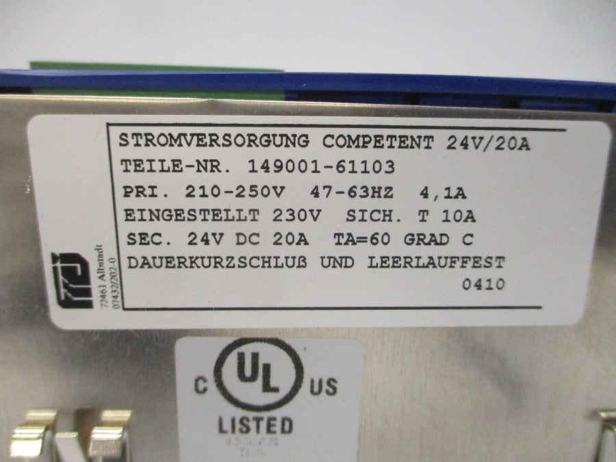 STROMVERSORGUNG 149001-61103 210-250V 4.1A NSMP