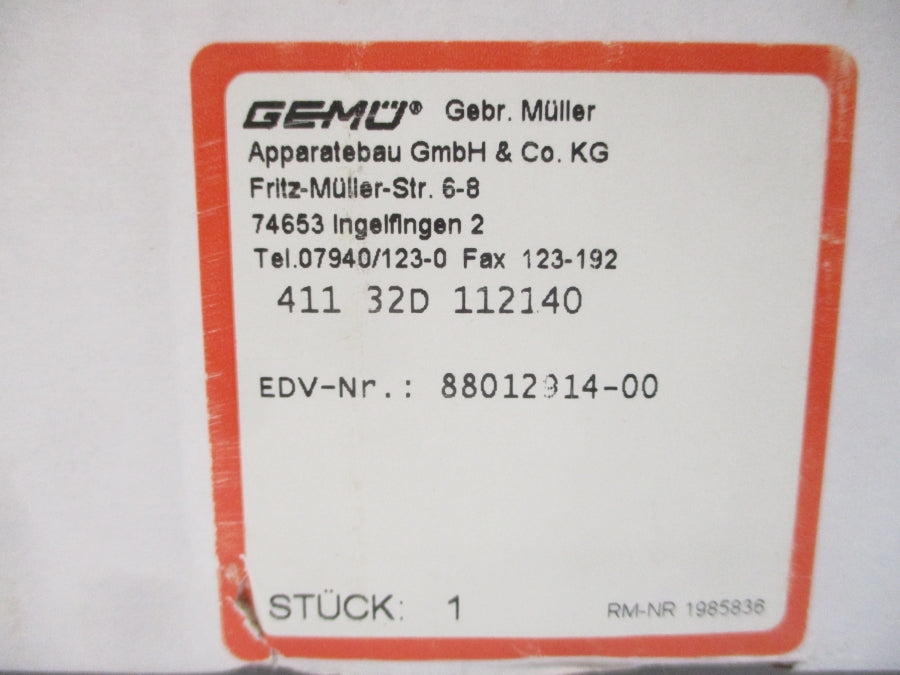 GEMU 411 32D 112140 NSMP