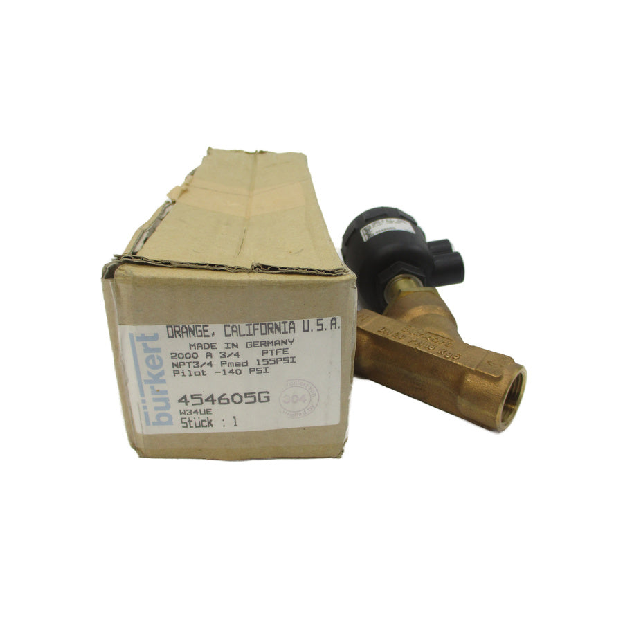 BURKERT 454605G 2000A 140PSI 3/4" NSMP