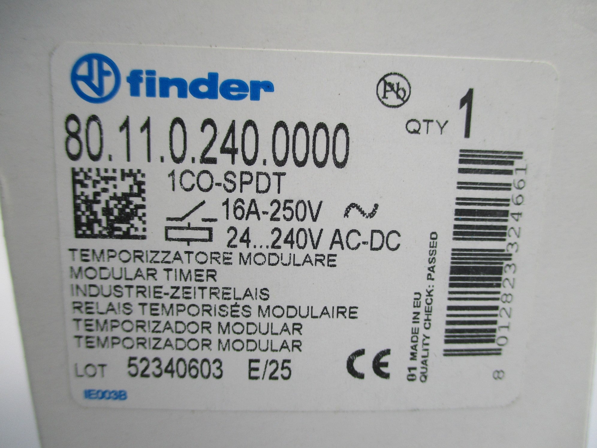 FINDER 80.11.0.240.0000 16A 250V NSMP