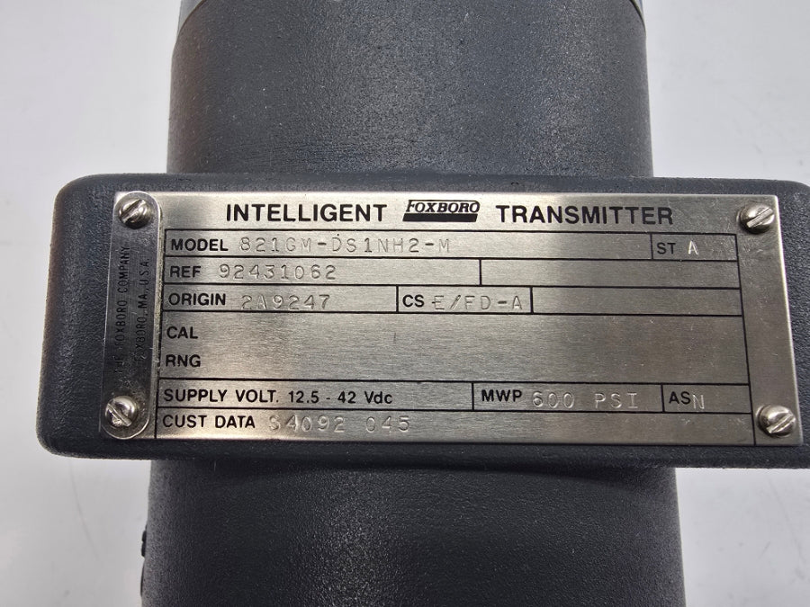 FOXBORO 821GM-DS1NH2-M 12.5-42VDC 600PSI NSNP