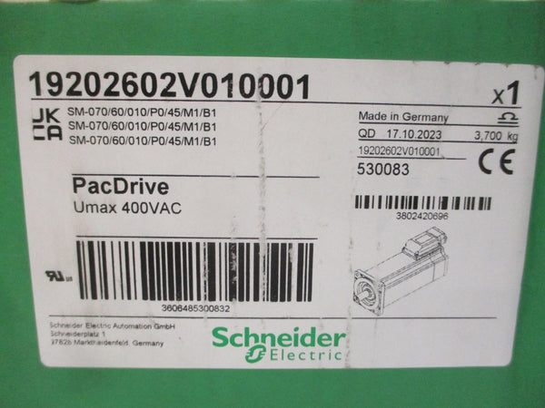 SCHNEIDER ELECTRIC SM-070/60/010/P0/45/M1/B1 19202602V010001 400VAC 6/1.43A NSMP