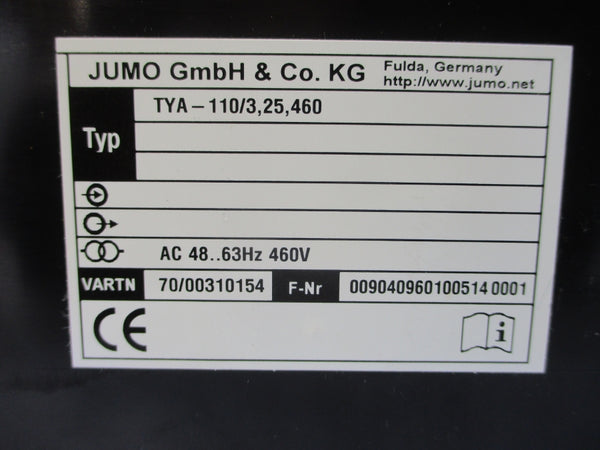 JUMO TYA-110/3.25.460 460VAC NSNP