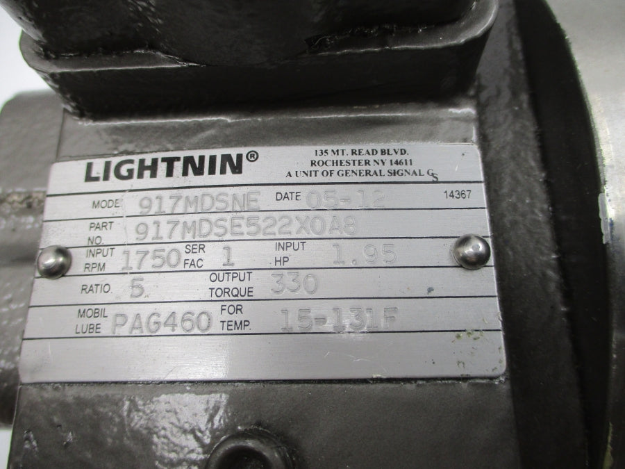 LIGHTNIN 917MDSNE 917MDSE522X0A8 NSNP