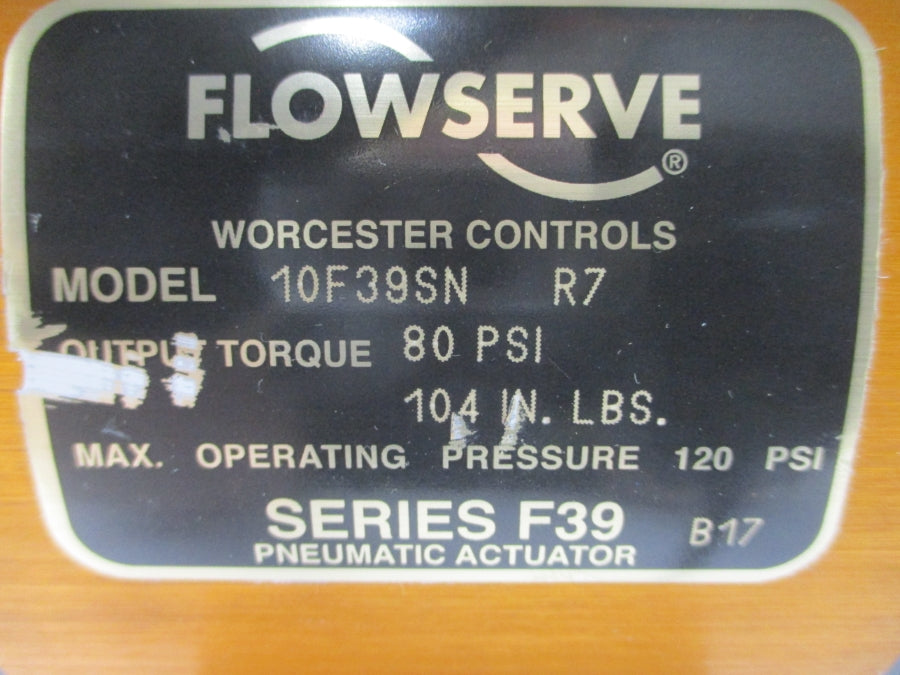 FLOWSERVE L93SWP4R2 10F39SNR7 CPT444466PMSE 120PSI 1/2" NSNP