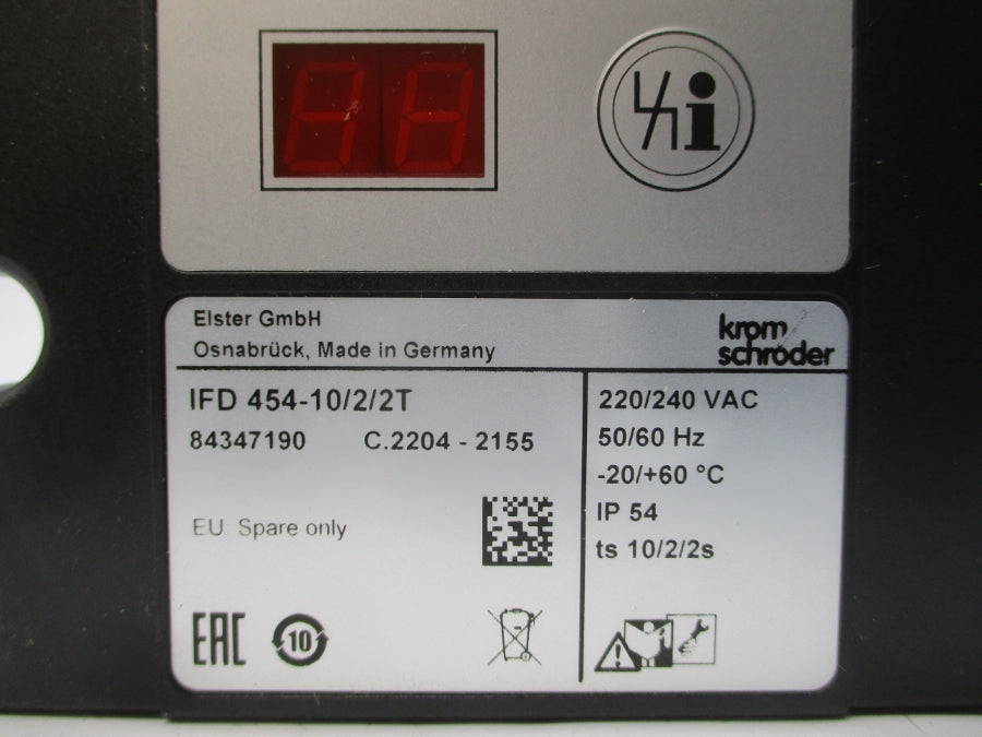KROM SCHRODER IFD454-10/2/2T 84347190 220/240VAC NSMP