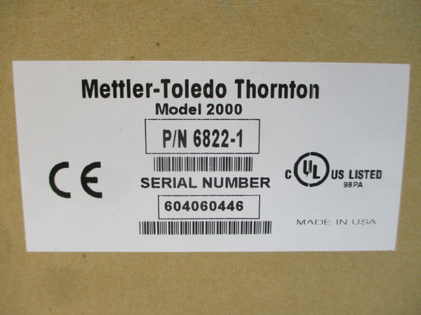 METTLER TOLEDO 6822-1 90-130V 1.125A NSMP