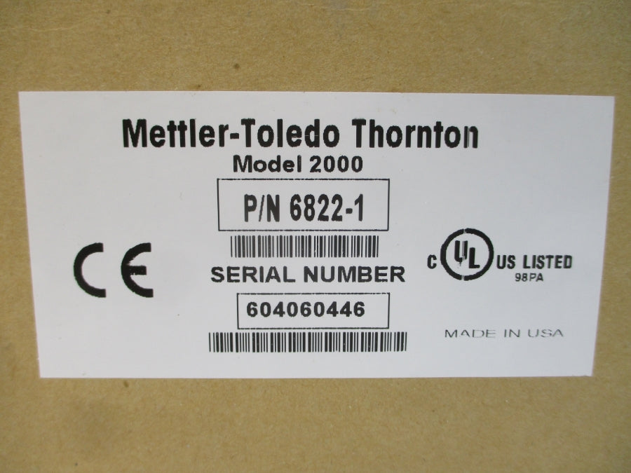 METTLER TOLEDO 6822-1 90-130V 1.125A NSMP