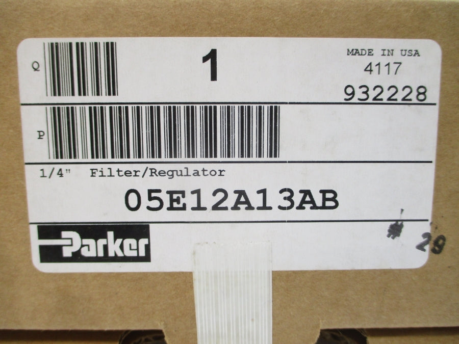 PARKER 05E12A13AB 150PSI 125'F 1/4" NSMP