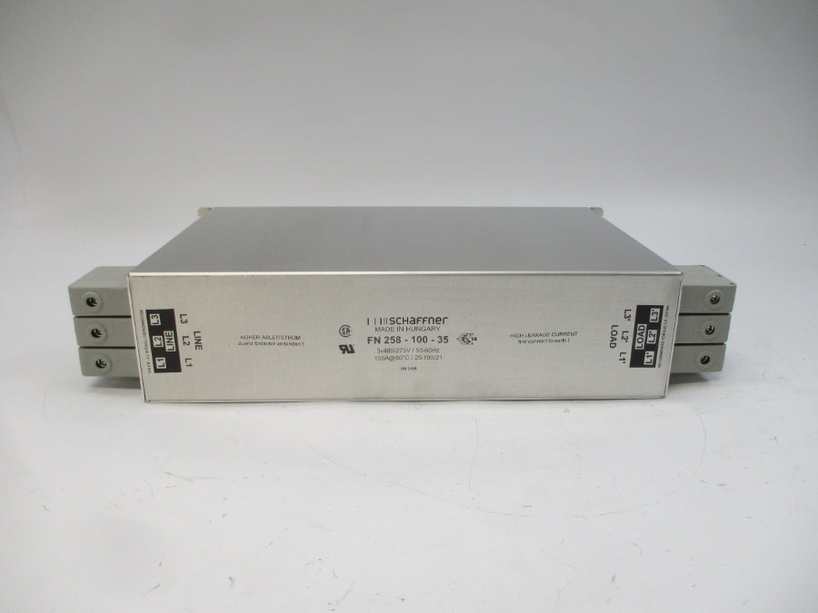 SCHAFFNER FN258-100-35 480/275V 100A NSMP