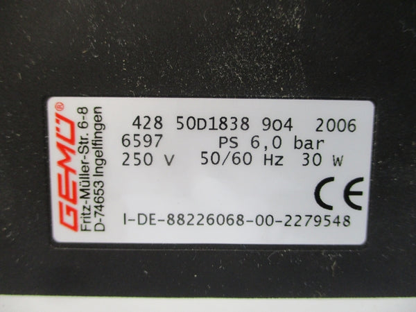 GEMU 42850D183890420066597 250V 1.4581" NSMP