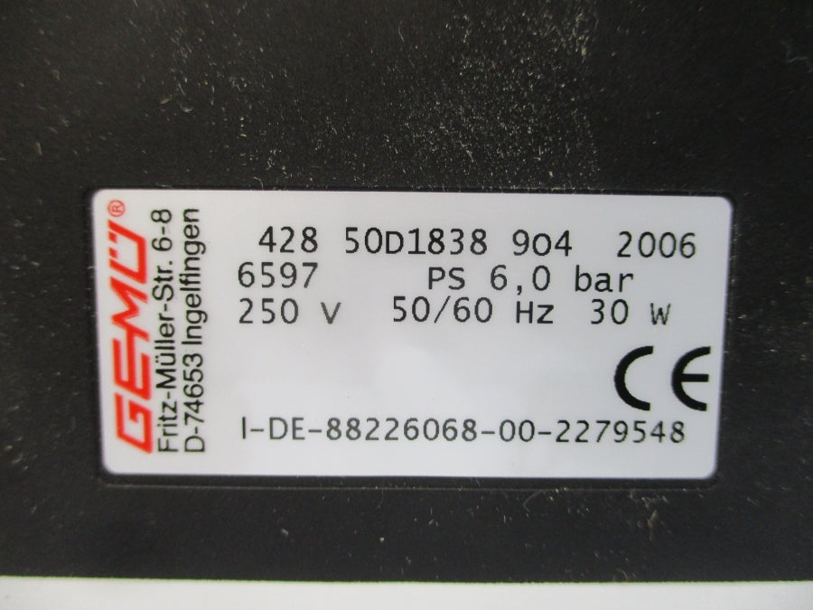 GEMU 42850D183890420066597 250V 1.4581" NSMP