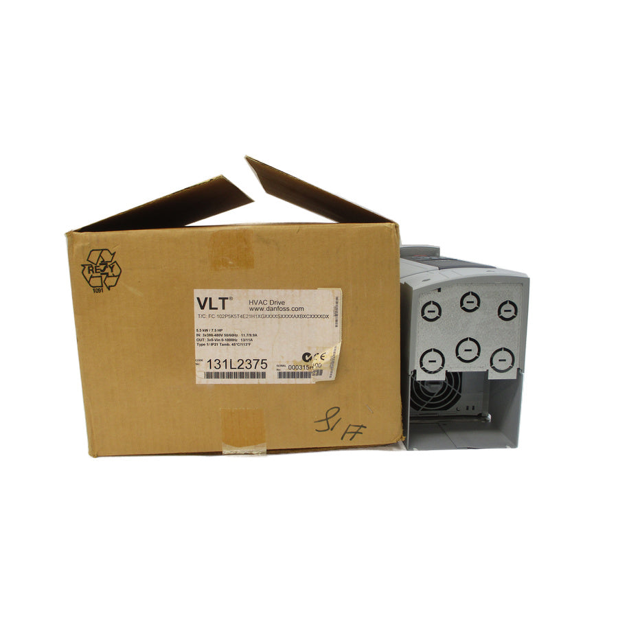 DANFOSS 131L2375 FC-102P5K5T4E21H1XGXXXXSXXXXAXBXCXXXXDX 380-480V 11.7/9.9A NSMP