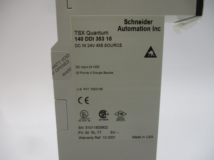 SCHNEIDER ELECTRIC 140DDI35310 24VDC NSMP