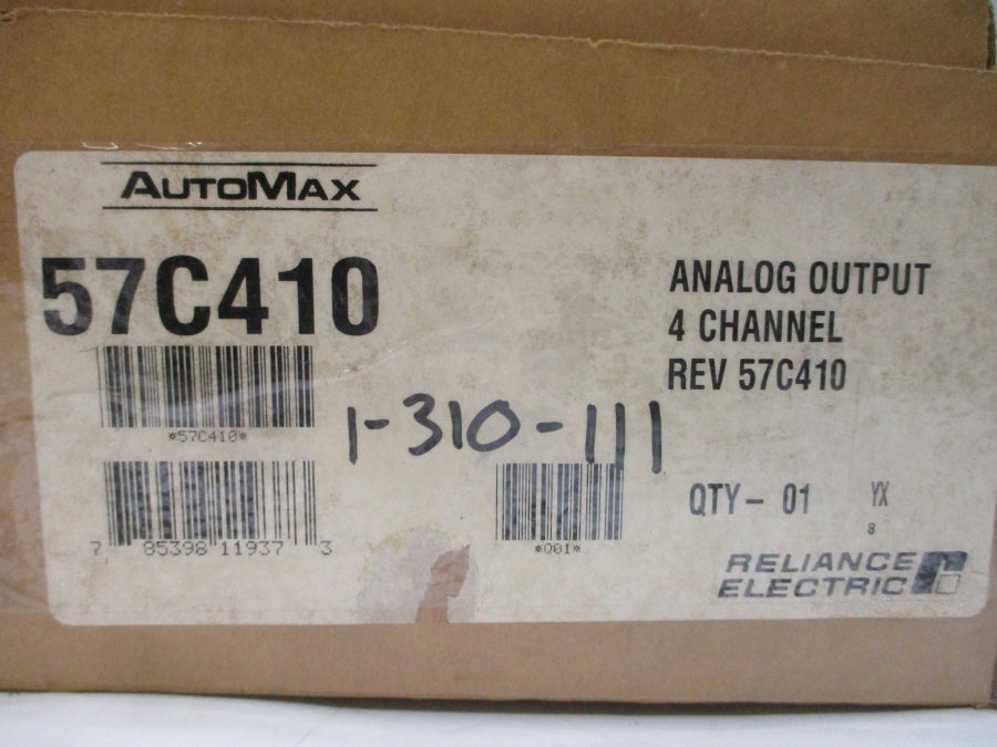 RELIANCE ELECTRIC 57C410 10VDC NSMP