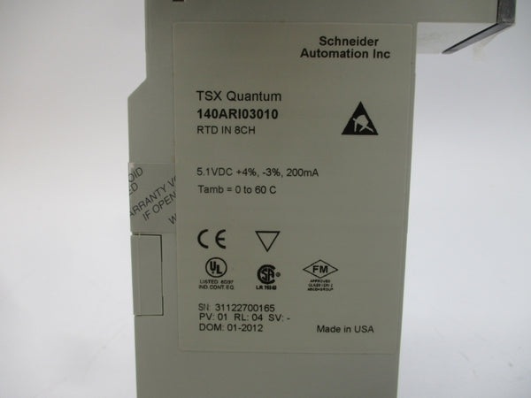 SCHNEIDER AUTOMATION 140ARI03010 5.1VDC NSMP