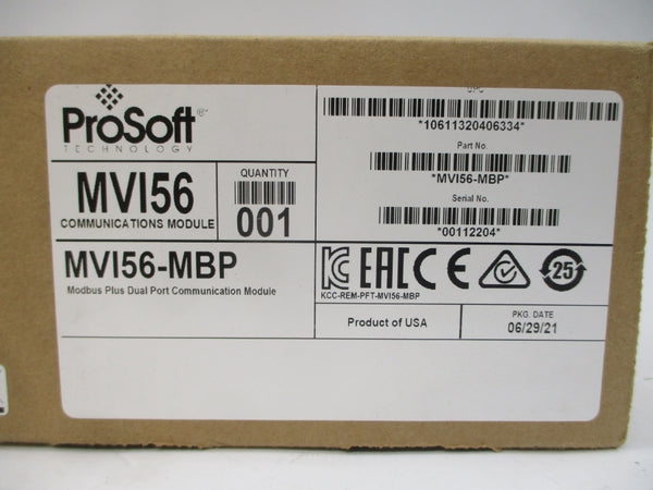 PROSOFT MVI56-MBP NSFS