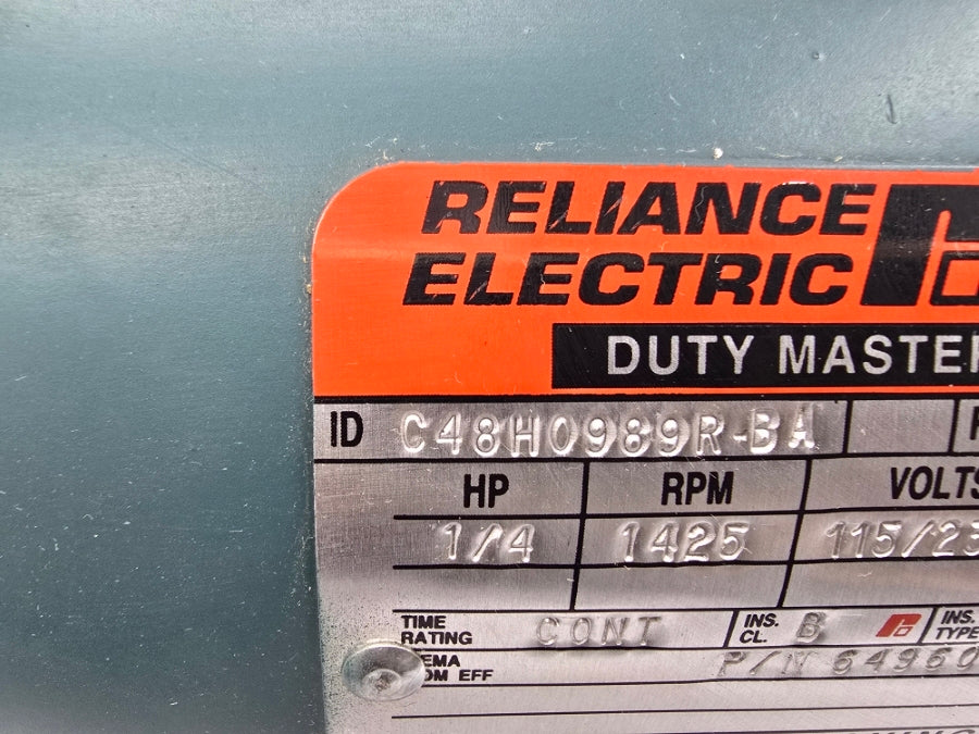 RELIANCE ELECTRIC 64960-27R C48H0989R-BA 115/230V 5.0/2.5A NSNP