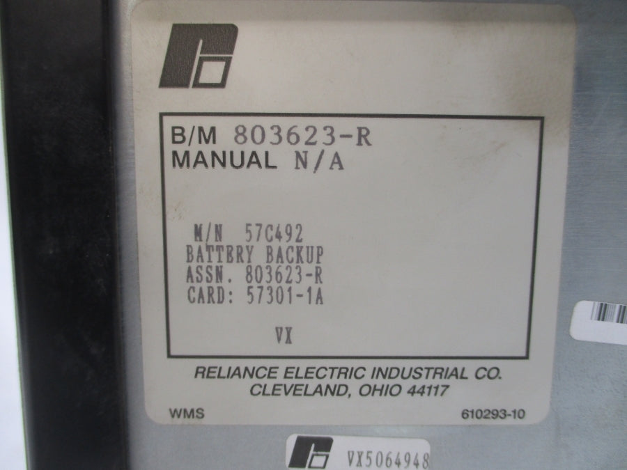 RELIANCE ELECTRIC 57C492 NSNP