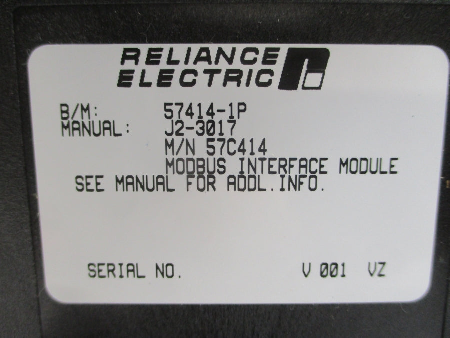 RELIANCE ELECTRIC 57C414 57414-1P UNMP
