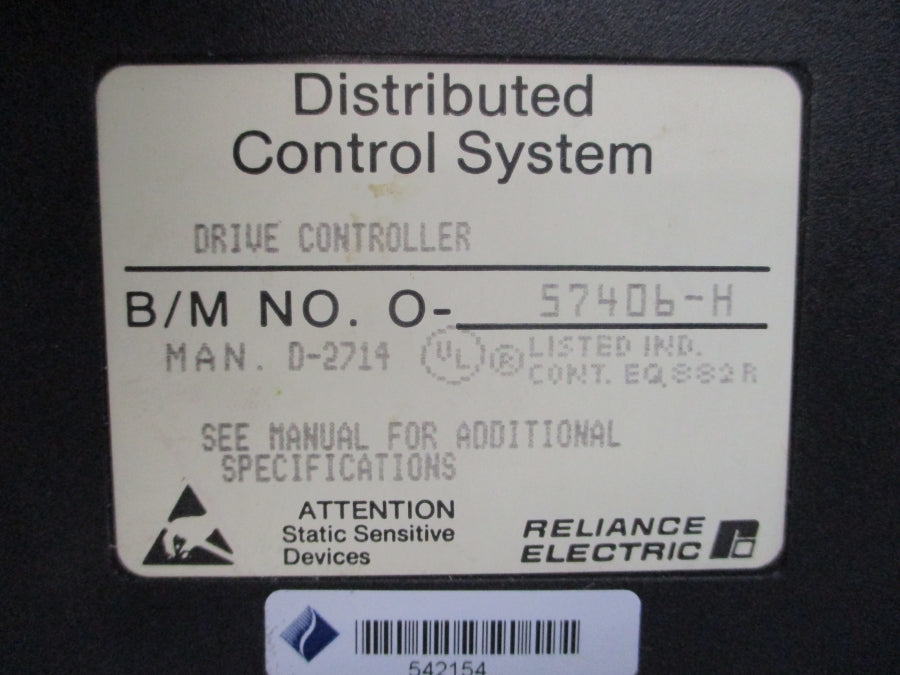 RELIANCE ELECTRIC 57406 O-57406-H UNMP