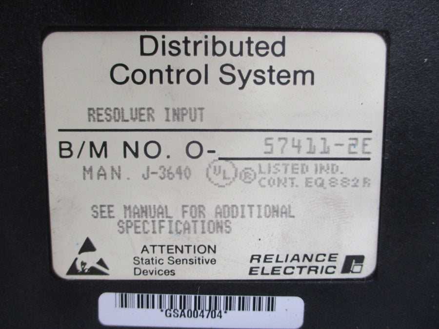 RELIANCE ELECTRIC 57411-2 O-57411-2E UNMP
