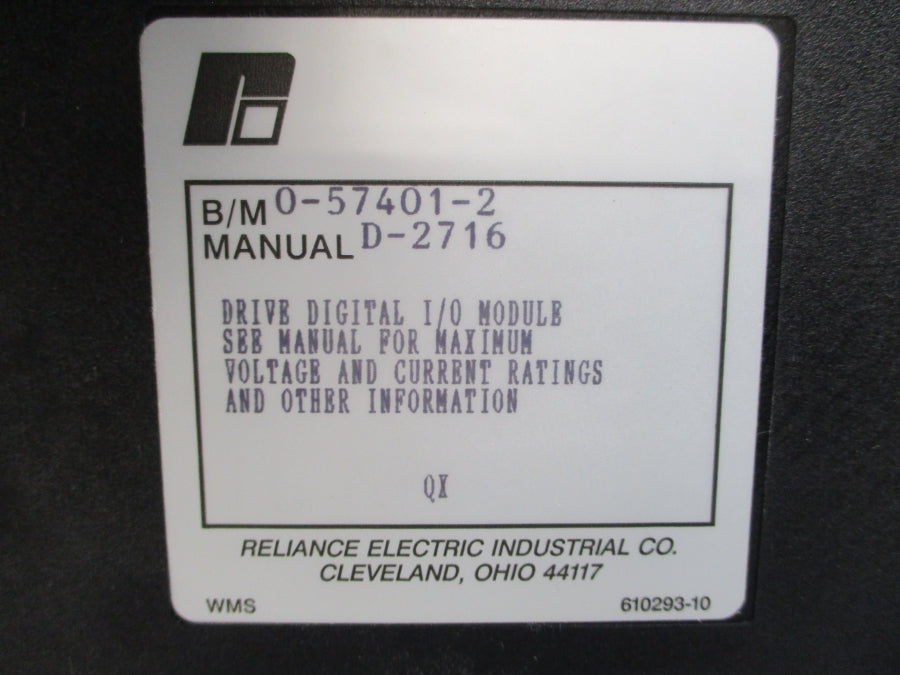 RELIANCE ELECTRIC 57401-2 0-57401-2 UNMP