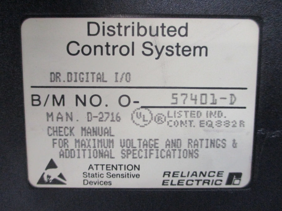 RELIANCE ELECTRIC 57401 0-57401-D UNMP