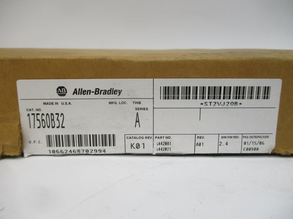 ALLEN BRADLEY 1756-OB32 SER. A F/W 2.4 10-31.2VDC 1A REV. A01 NSMP
