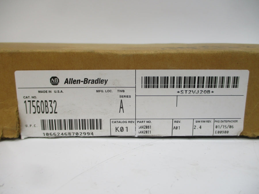 ALLEN BRADLEY 1756-OB32 SER. A F/W 2.4 10-31.2VDC 1A REV. A01 NSMP