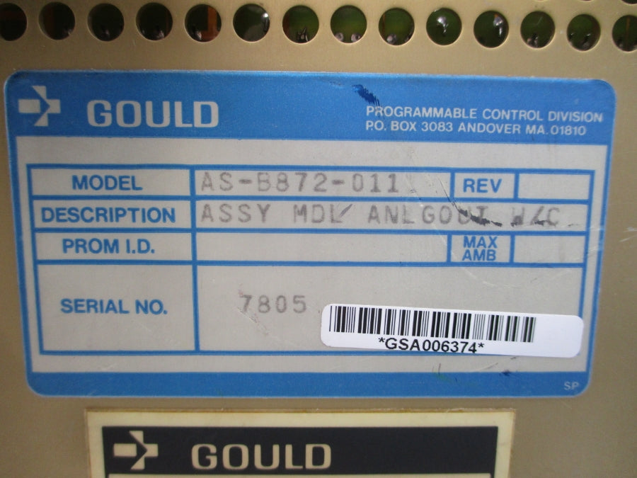 GOULD AS-B872-011 NSNP