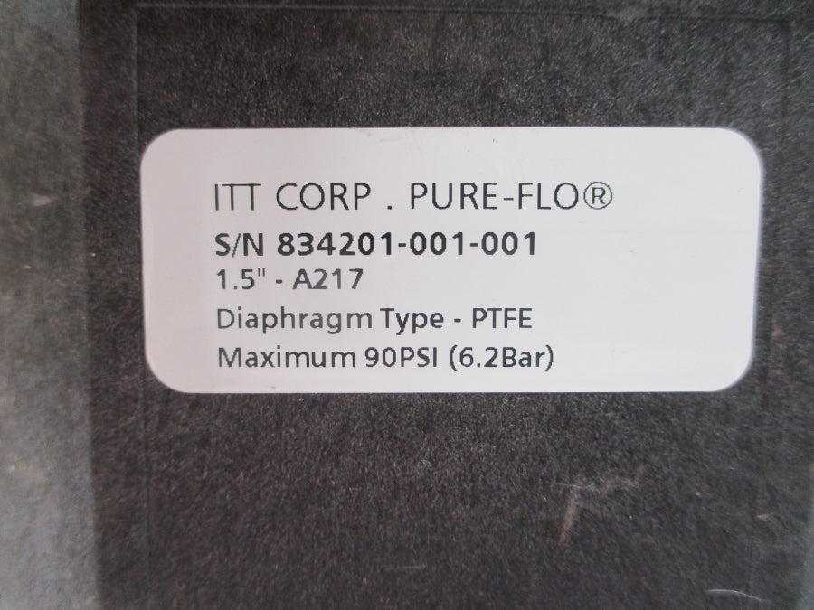ITT 1.5-316L-SFV4-CWP150 90PSI 1.5" NSNP