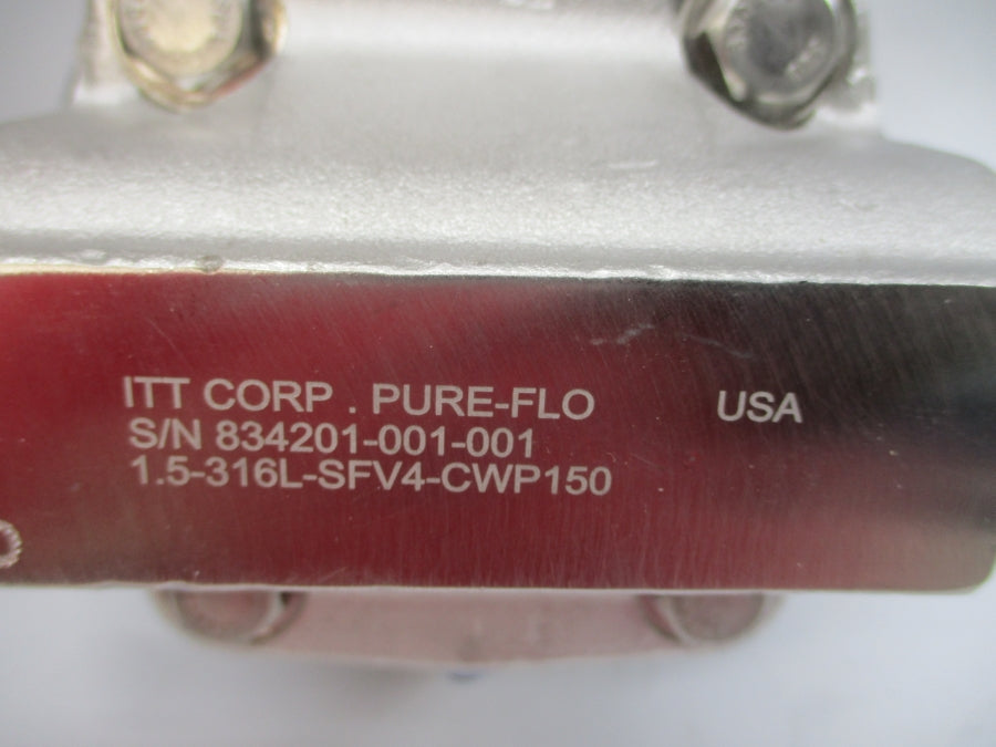 ITT 1.5-316L-SFV4-CWP150 90PSI 1.5" NSNP