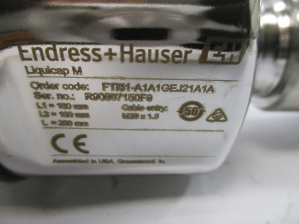 ENDRESS+HAUSER FTI51-A1A1GEJ21A1A 10-55VDC NSNP