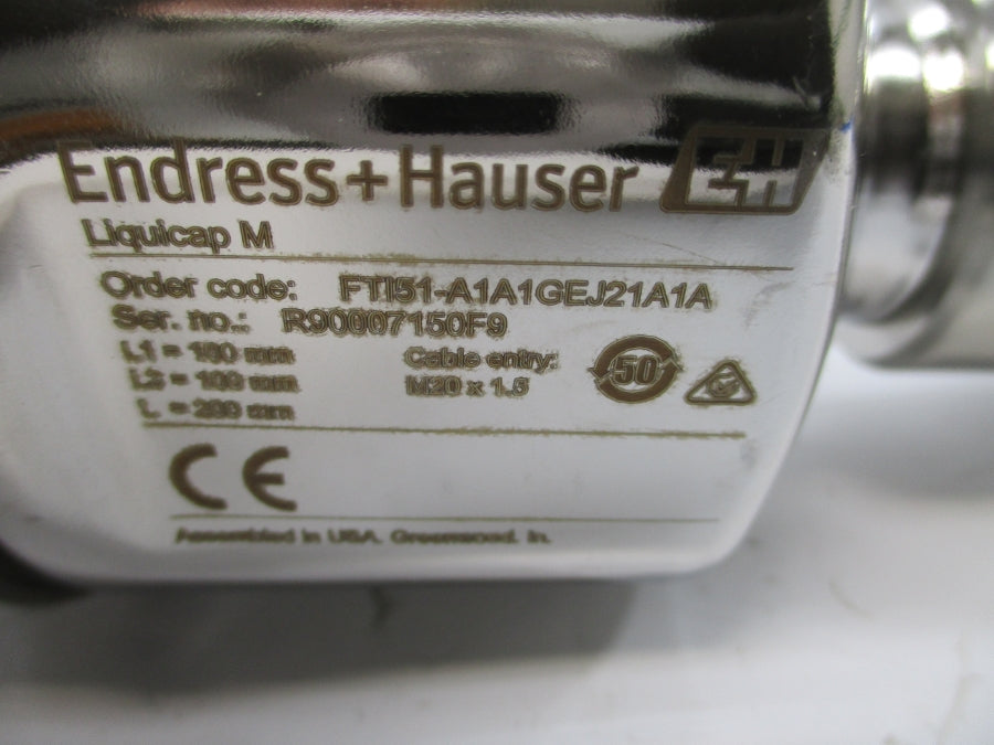ENDRESS+HAUSER FTI51-A1A1GEJ21A1A 10-55VDC NSNP