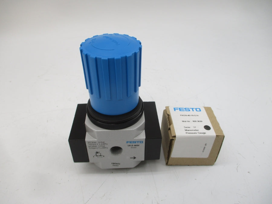 FESTO LR-1/4-D-MIDI 186451 174/240PSI NSMP