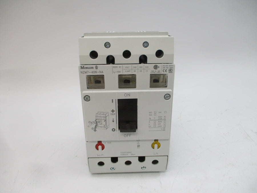 MOELLER NZM7-40N-NA 600VAC 25-40A NSMP
