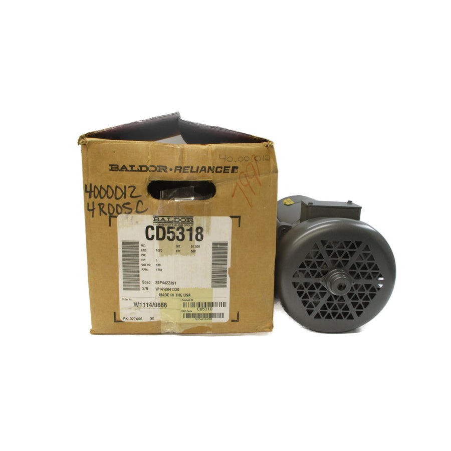 BALDOR CD5318 35P442Z391 180-200/100V 5-.3/.6A NSMP