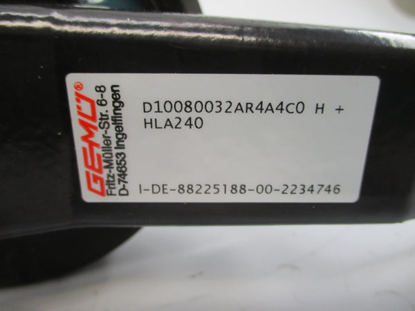 GEMU D10080032AR4A4C0H+HLA240 3" NSNP