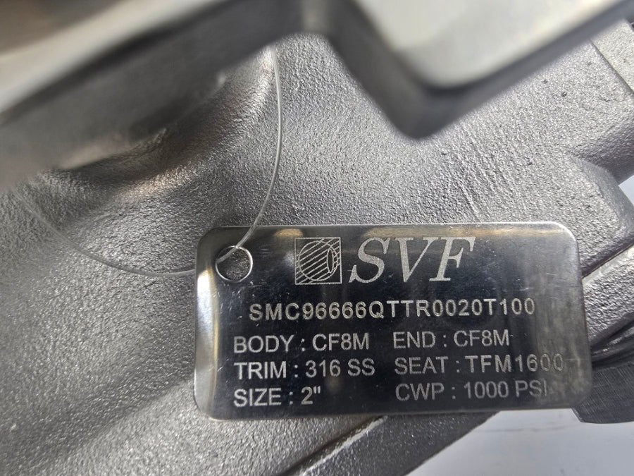 SVF FLOW CONTROLS SMC96666QTTR0020T100 1000PSI 2" NSNP