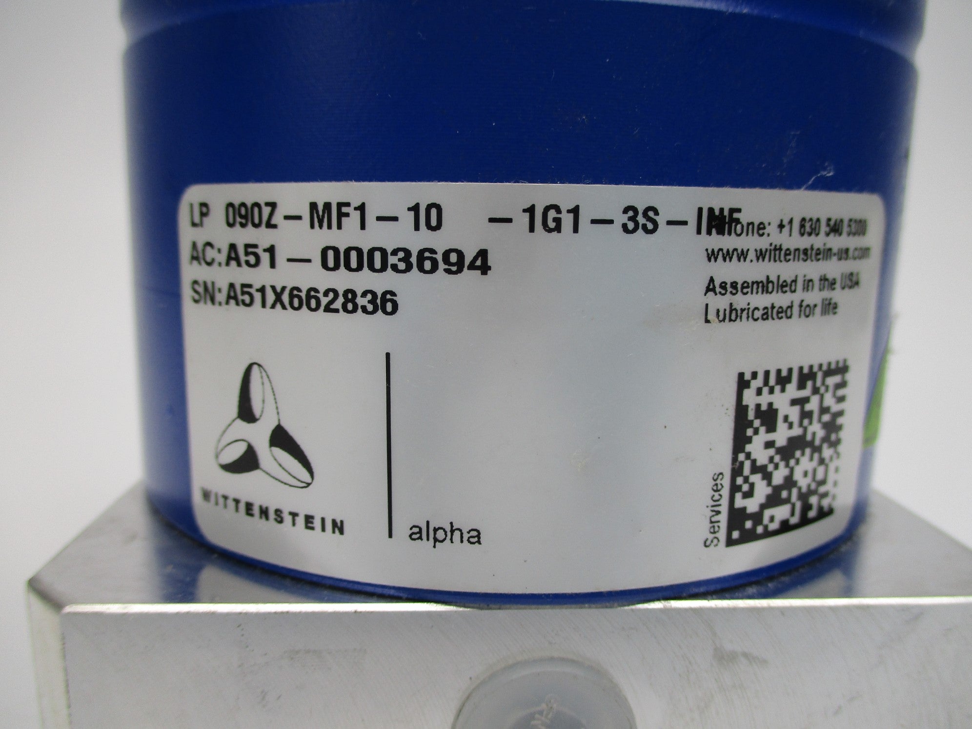 WITTENSTEIN LP090Z-MF1-10-1G1-3S-INF (AS PICTURED) UNMP