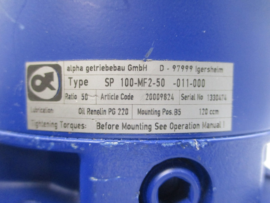 ALPHA SP100-MF2-50-011-000 NSNP